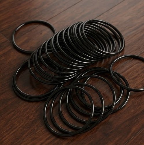 8 Pcs Trendy Glossy Jelly Glass Bangles - الصورة 3