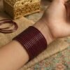 8 Pcs Trendy Glossy Jelly Glass Bangles