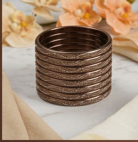 Indian stone Bangles 8pcs
