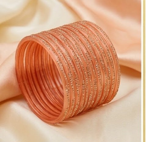 Indian stone Bangles 8pcs - Image 3