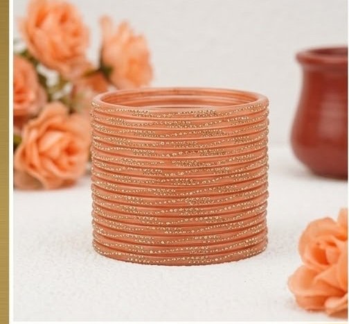 Indian stone Bangles 8pcs
