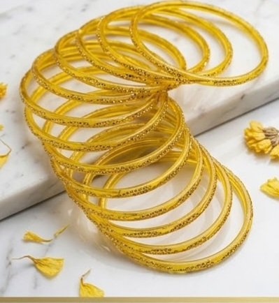 Indian stone Bangles 8pcs - Image 3