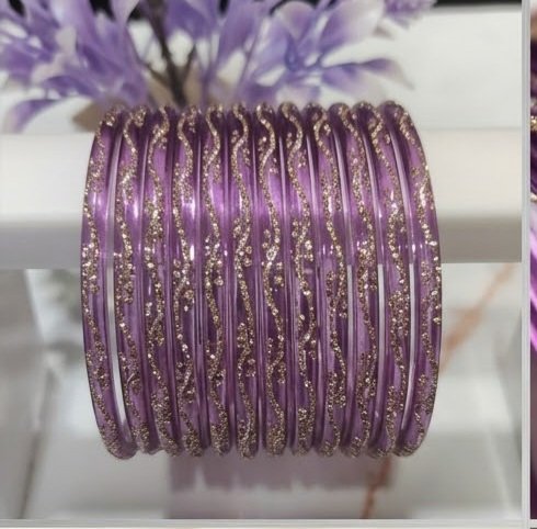 Indian stone Bangles 8pcs