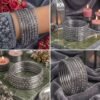 Dotted glass bangles 8pcs