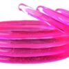 8 Pcs Glossy Finished Jelly Glass Bangles